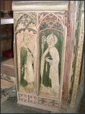 The screen: St Ambrose and St Augustine