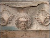 Face on a misericord