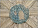 North porch chapel vaulting: Coronation of the Queen of Heaven