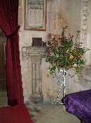 Victorian stoup in the style of a pillar piscina