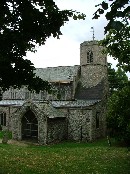 tower growing out of the nave