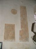 Angel harpist, consecration cross, unidentified panel