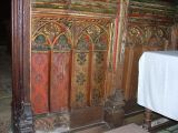 Rood screen dado (south)
