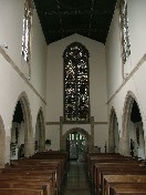 looking south (liturgical west)