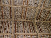 chancel roof, the thatch showing
