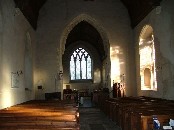 19th century rebuild: but note the blind rood stair entrance!