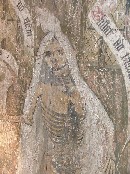 detail: skeleton in a shroud