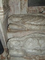 corpses in open shrouds
