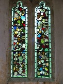 a collection of medieval glass fragments