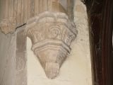 North capital to the chancel arch