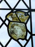 Tonsured monk given a crown