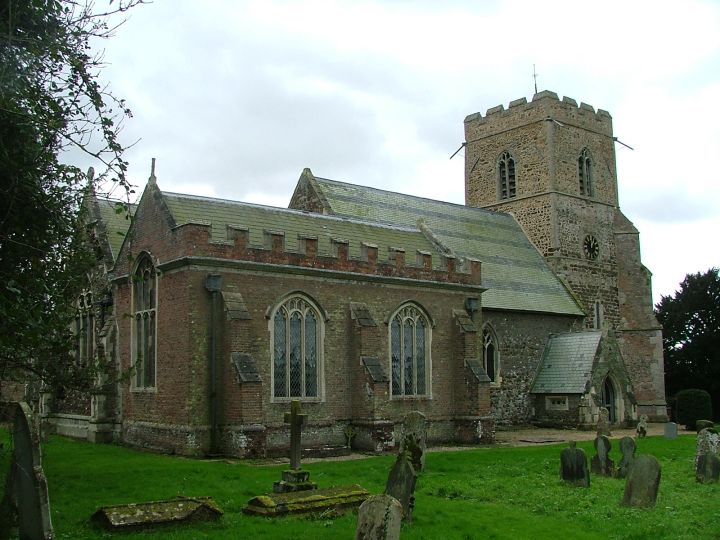 Holy Trinity, with the Hare mausoleum in the foreground