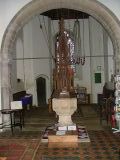 In the nave, looking west