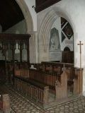 In the chancel, looking into the Hare chapel