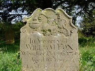 draped urn, skull and cherub