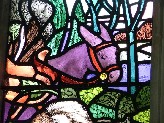 Christopher Whall 'Good Samaritan' - detail