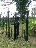 at the church gate