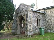 front of the porch