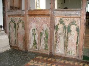 rood screen south side (facing east)
