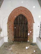 red brick south doorway