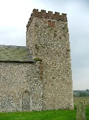 blocked north door and tower
