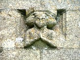 Apparently an image stool - a praying late 15th century woman