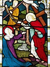 Christ carries his cross