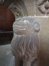 lion on the font