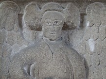 angel on the font