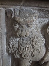 lion on the font
