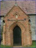 Fine red-brick porch