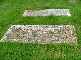 ancient tomb tops in the graveyard