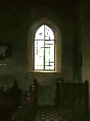 19th century restored nave, but the windows are interesting