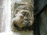 porch headstop - a cat?