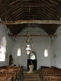 19th century roof over old bench ends