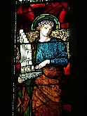 St Cecilia. 1870s Powell & sons, by Harry Wooldridge