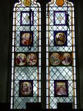 Eight Saints by Robert Allen in west window under tower
