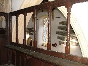 the Buxton Pew: view from the top