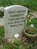 Poignant child grave