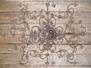 amazing ironwork on the south door