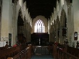 looking west from the chancel