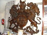 royal arms II: below the west gallery