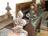 rustic benches