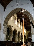 chancel arch from the east