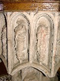 font detail: St John and St James the Less