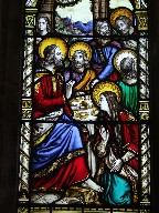 Last Supper - Mary Magdalene pours oil on Christ's feet