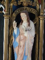 reredos: Mary at the Annunciation