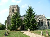 from the south, with the fine transept window