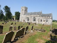 a wide graveyard