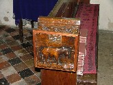 fondly-carved poor box